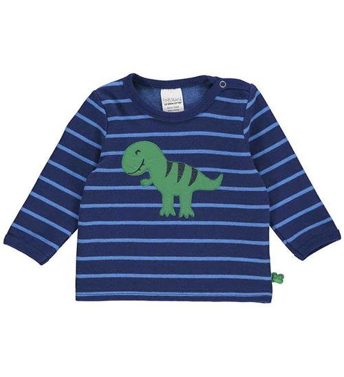 Se Freds World Bluse - Dinosaur - Deep Blue ved KidsWorld