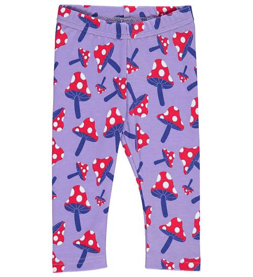 Se Freds World Freds World Leggings - Mushrooms - Paisley/Energy Blue/Lollipop ved KidsWorld