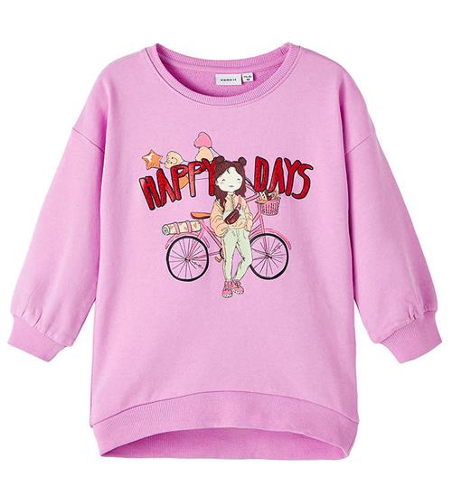 Se Name It Name It Sweatshirt - NmfKirsten - Violet Tulle ved KidsWorld