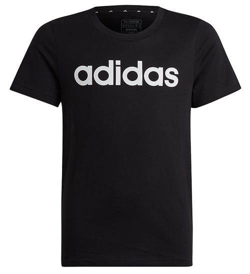 adidas Performance T-shirt - G LIN T - Sort/Hvid