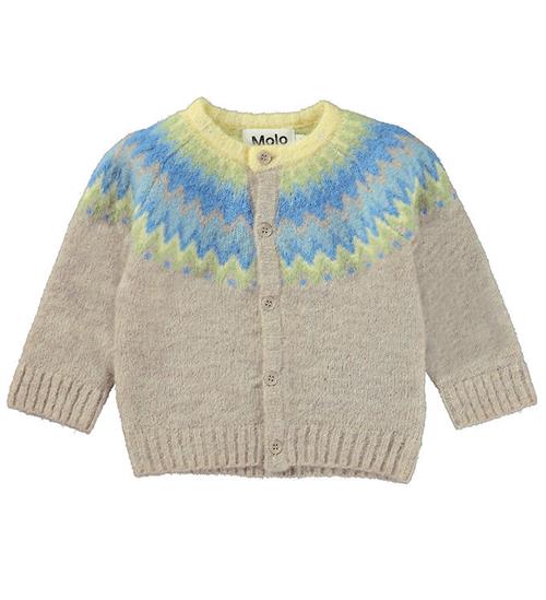 Molo Molo Cardigan - Uld/Polyester - Bay - Nordic Pastels