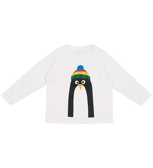 Se Stella McCartney Kids Bluse - Off White m. Pingvin ved KidsWorld