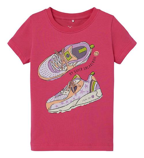 Se Name It Name It T-shirt - NmfKathine Box - Pink FlambÃ© ved KidsWorld