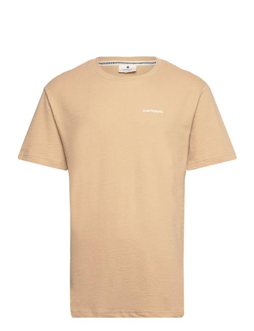 Anerkjendt Akkikki Structure Tee Anerkjendt Beige