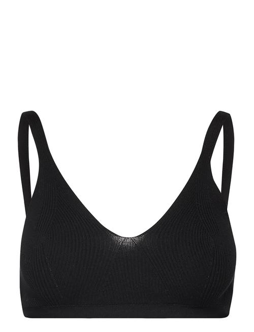 Se Gunilla Knit Bra Top REMAIN Birger Christensen Black ved Booztlet