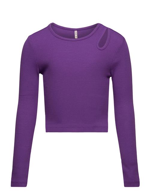 Kids Only Kognessa L/S Cut Out Top Box Jrs Kids Only Purple