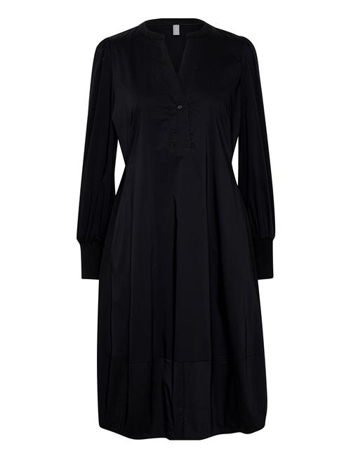 Cuantoinett Rib Dress Culture Black