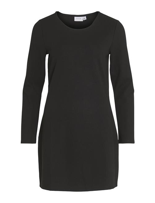 Viarmer O-Neck L/S Dress - Noos Vila Black