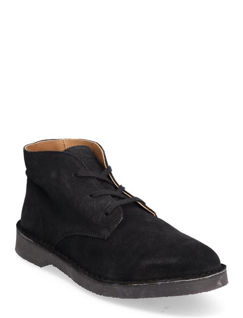 Se Selected Homme Slhriga New Suede Chukka Boot B Selected Homme Black ved Booztlet