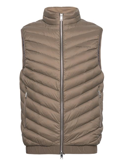 Se Armani Exchange Down Vest Armani Exchange Brown ved Booztlet