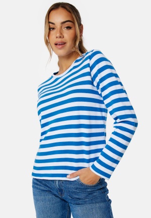 Pieces Kamille LS Blouse Princess Blue Stripe XS