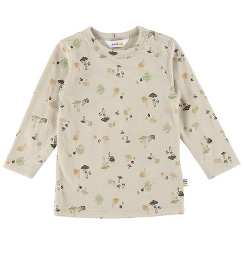 Se Joha Joha Bluse - Uld - Beige m. Svampe ved KidsWorld