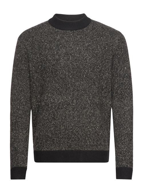 Jack & Jones Jcospace Knit Mock Neck Sn Jack & J S Black