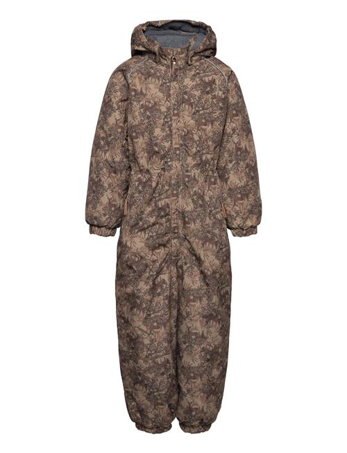 Polyester Junior Suit - Aop Forrest Mikk-line Brown