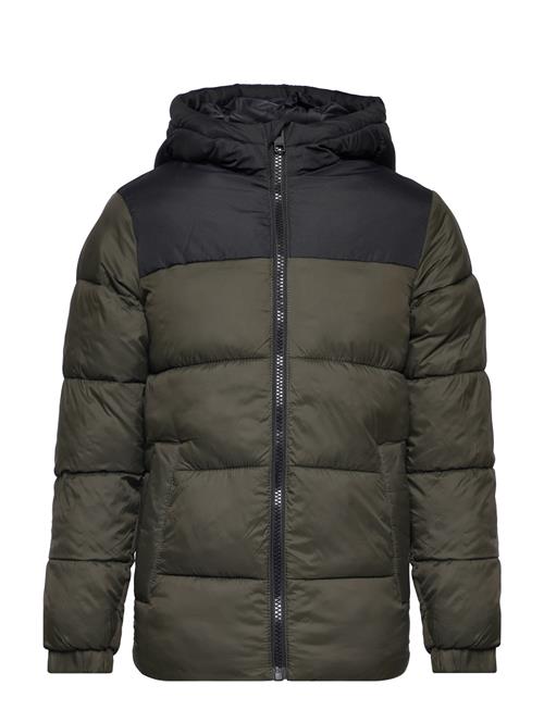 Jack & Jones Jjetoby Puffer Hood Sn Jnr Jack & J S Khaki