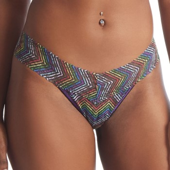 Hanky Panky Trusser Printed Low Rise Thong Flerfarvet-2 nylon One Size Dame