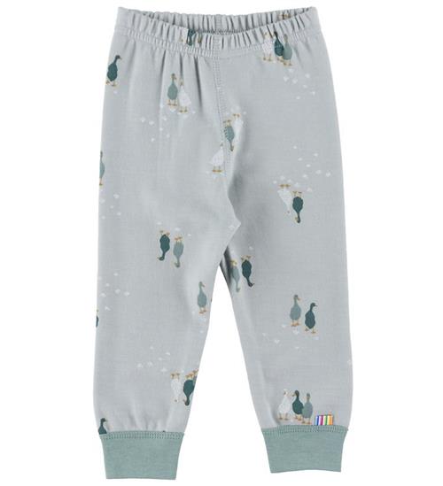 Se Joha Joha Leggings - Uld/Bomuld - Dusty GrÃ¸n m. GÃ¦s ved KidsWorld