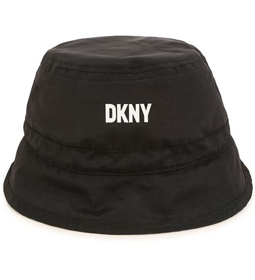 DKNY DKNY BÃ¸llehat - Vendbar - Sort/Hvid m. Fleece