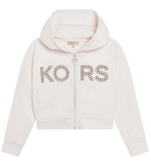 Se Michael Kors Michael Kors Cardigan - Cropped - Cream m. Nitter ved KidsWorld