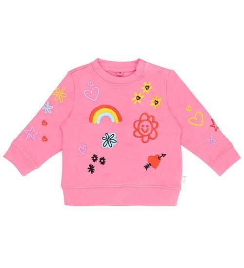 Stella McCartney Kids Stella McCartney Kids Sweatshirt - Pink m. Broderi