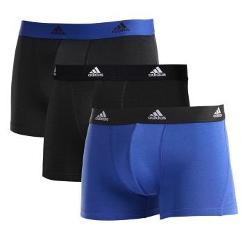 adidas 3P Active Flex Cotton Trunk Blå bomuld Medium Herre