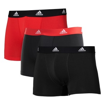 adidas 3P Active Flex Cotton Trunk Rød bomuld Small Herre