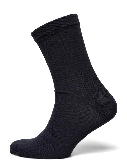 Wool Rib Socks Mp Denmark Navy