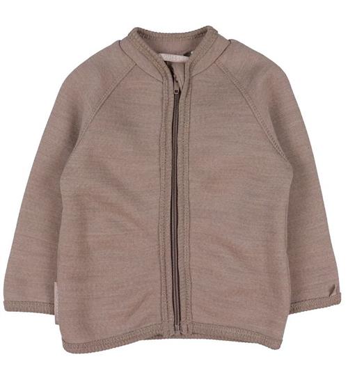 Se Smallstuff Cardigan - Uld - Soft Powder Melange ved KidsWorld