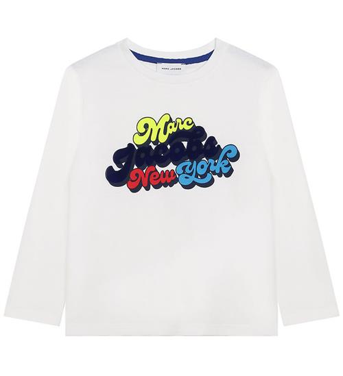 Se Little Marc Jacobs Bluse - Hvid m. Print ved KidsWorld