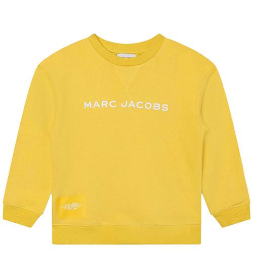 Se Little Marc Jacobs Little Marc Jacobs Sweatshirt - Gul m. Hvid ved KidsWorld