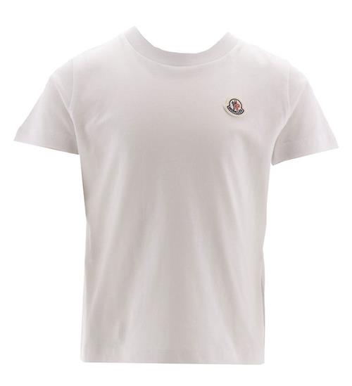 Se Moncler T-shirt - Hvid ved KidsWorld