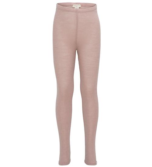 Se Minimalisma Leggings - Rib - Uld - Arona - Dusty Rose ved KidsWorld