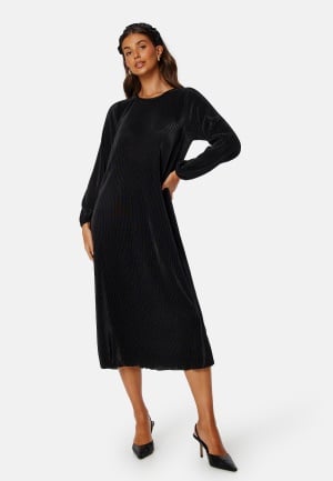 Pieces Johanne O-Neck Midi Dress Black S