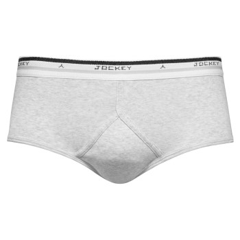 Jockey Cotton Y-front Brief Grå bomuld Small Herre