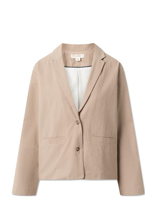 Se Emma Blazer - Beige STUDIO FEDER Beige ved Booztlet