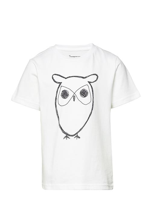 Se Big Owl T-Shirt - Gots/Vegan Knowledge Cotton Apparel White ved Booztlet