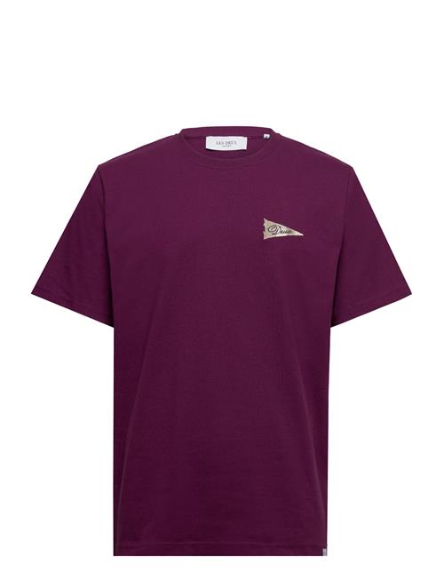 Se Les Deux Flag T-Shirt Les Deux Purple ved Booztlet