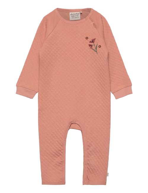 Minymo Suit Ls Jacquard Minymo Coral