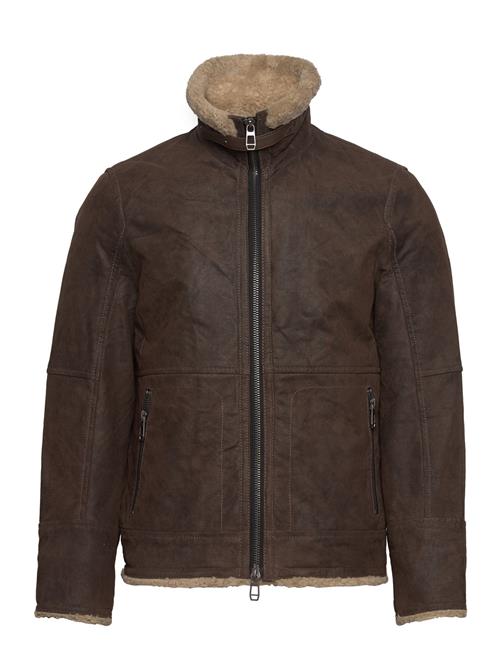 Fred Aviator Jacket Jofama Brown