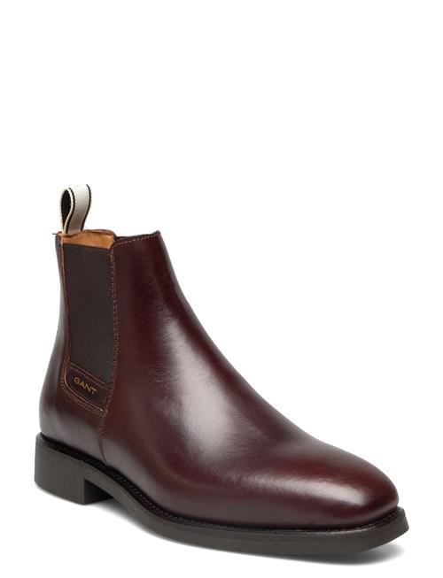 Se GANT James Chelsea Boot GANT Brown ved Booztlet