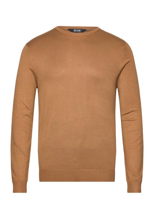 Se ONLY & SONS Onswyler Life Reg 14 Ls Crew Knit Noos ONLY & SONS Beige ved Booztlet