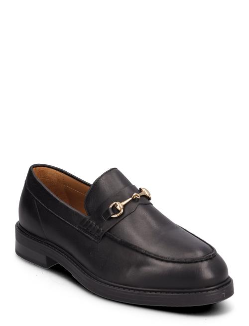 Se Selected Homme Slhblake Leather Horsebit Loafer Selected Homme Black ved Booztlet