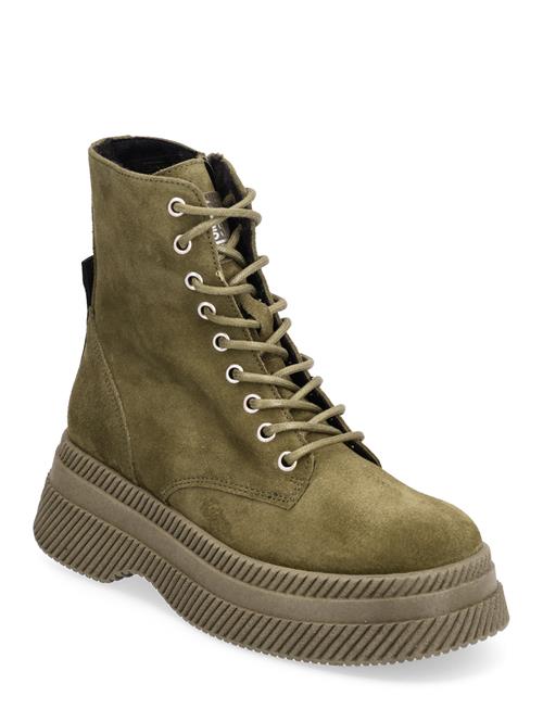 Se Steve Madden Gaja Bootie Steve Madden Khaki ved Booztlet