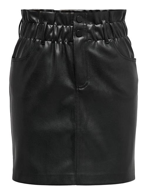 Onlmaiya-Miri Faux Leather Skrt Pnt ONLY Black