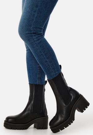 SELECTED FEMME Sage Leather High Heel Boot Black 41