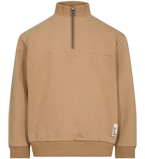 Se Sofie Schnoor Schnoor Sweatshirt m. LynlÃ¥s - Dallas - Camel ved KidsWorld