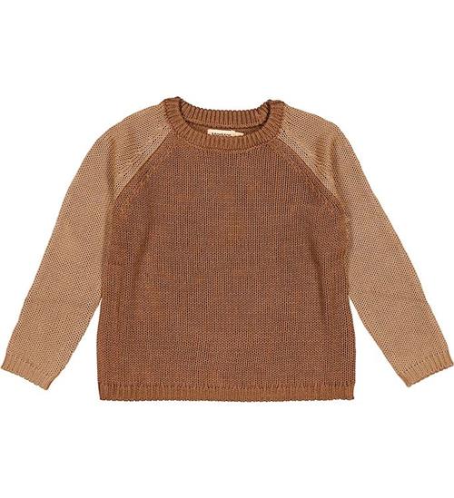 Se MarMar Bluse - Strik - Modal Mix - Taka - Dark Fudge Block ved KidsWorld