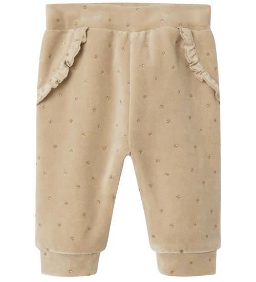 Se Name It Name It Bukser - NbfNoya - Velour - Oxford Tan ved KidsWorld