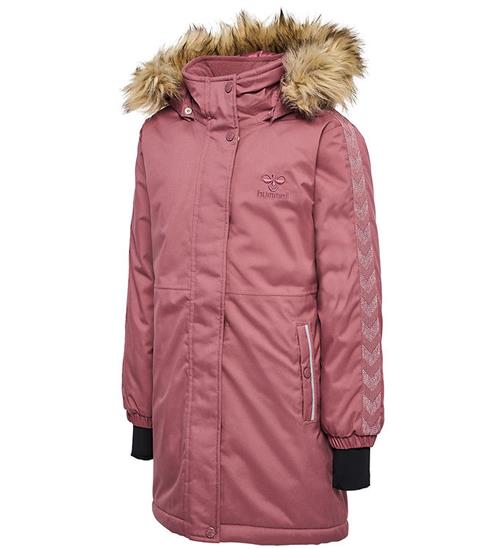 Se Hummel Vinterfrakke - hmlLeaf Tex - Rose Brown ved KidsWorld