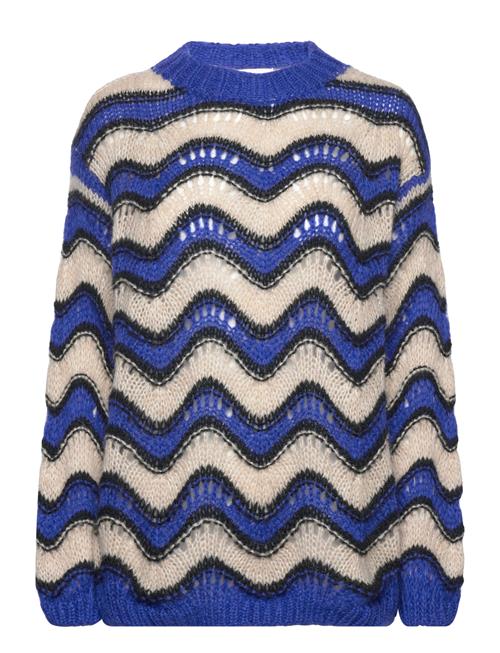 Noella Panama Knit Sweater Noella Blue